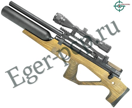 Пневматическая винтовка Jager SPR BullPup Колба (450 мм, 5.5 мм, Орех, AP)